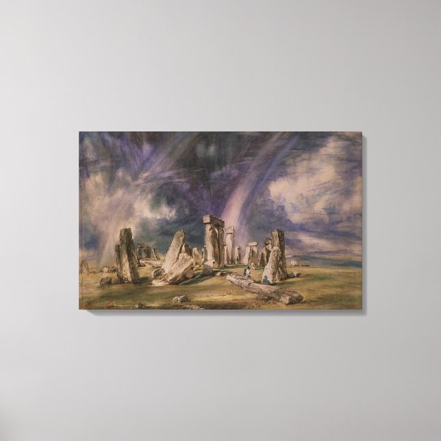 John Constable | Stonehenge 1835 Canvastryck (Framsida)