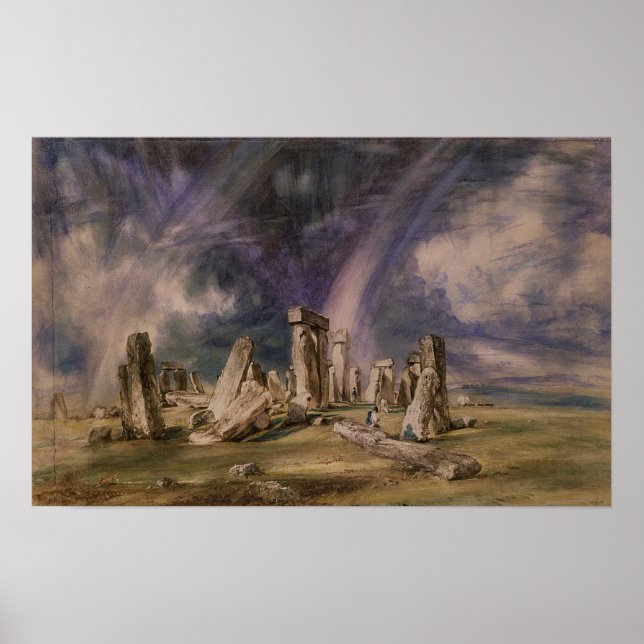John Constable | Stonehenge 1835 Poster (Framsidan)