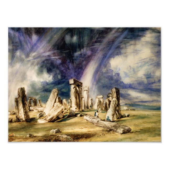 John Constable - Stonehenge Fototryck (Framsidan)