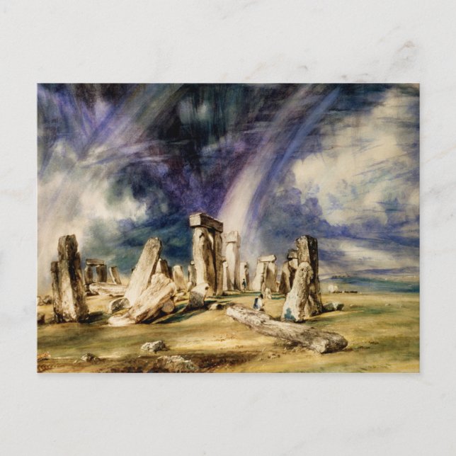 John Constable - Stonehenge Vykort (Framsida)