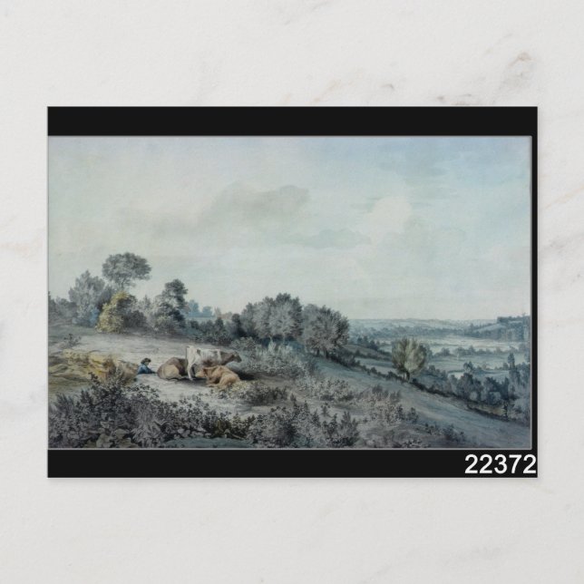 John Constable | Stour-dalen Vykort (Framsida)