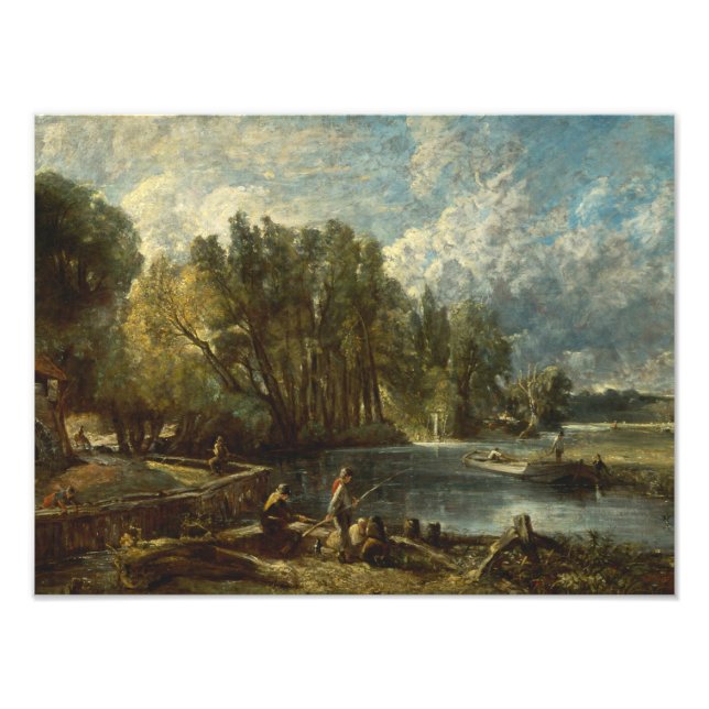 John Constable - Stratford Mill Fototryck (Framsidan)
