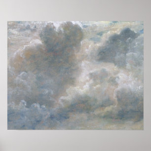 John Constable Studie av Kumulus Clouds, 1822 (o Poster