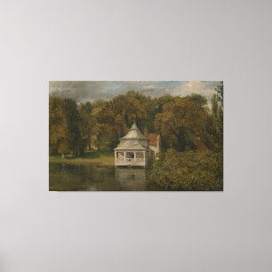 John Constable The Quarters bakom Alresford Hall Canvastryck