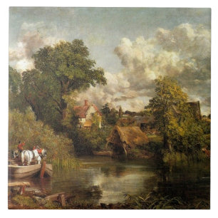 John Constable - The White Horse Kakelplatta