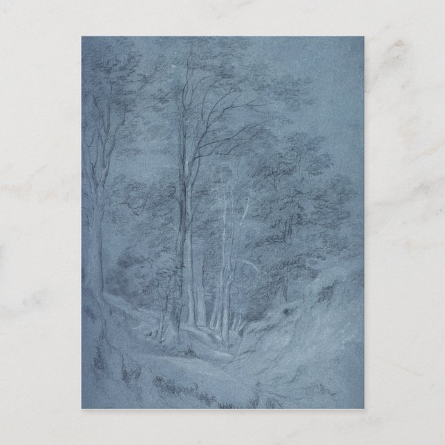 John Constable | Undersökning av aska och andra tr Vykort (Framsida)