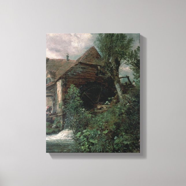 John Constable | Vattenbruk vid Gillingham, Dorset Canvastryck (Framsida)
