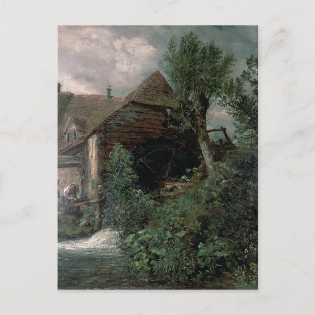 John Constable | Vattenbruk vid Gillingham, Dorset Vykort (Framsida)