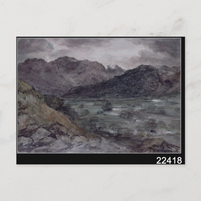 John Constable | Visa i Borrowdale Vykort (Framsida)
