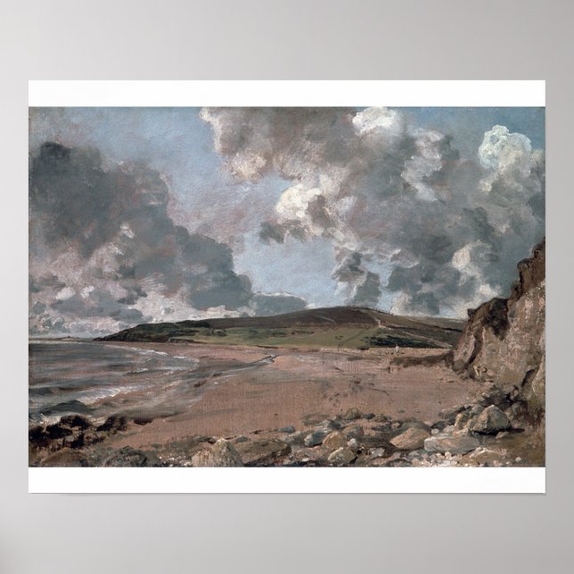 John Constable | Weymouth Bay med Jordan Backe, c) Poster (Framsidan)