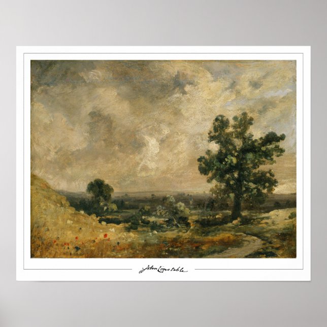 John Constable Zedign Art Poster nr 14 (Framsidan)