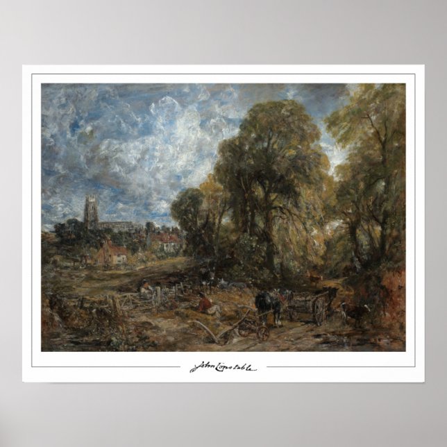 John Constable Zedign Art Poster nr 236-2 (Framsidan)
