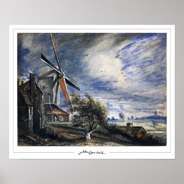 John Constable Zedign Art Poster nr 243-2 (Framsidan)
