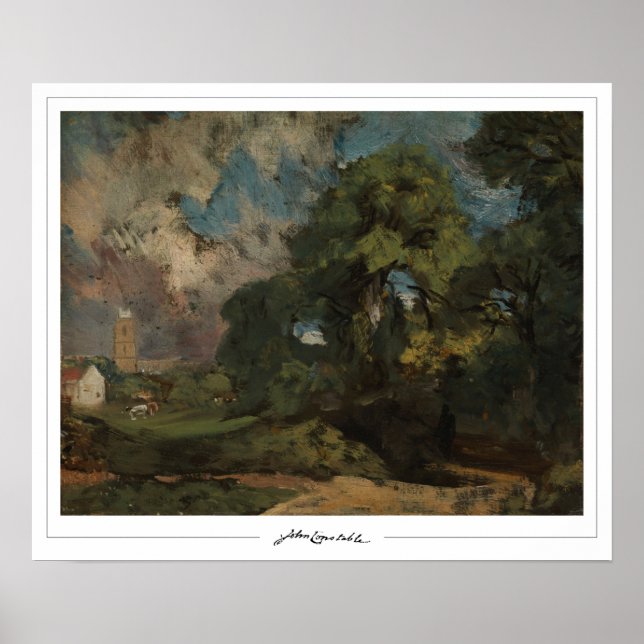 John Constable Zedign Art Poster nr 245-2 (Framsidan)