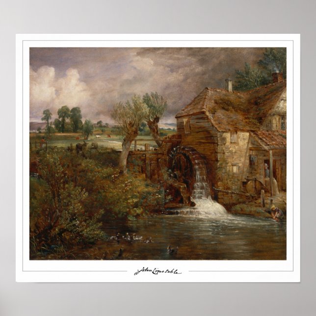 John Constable Zedign Art Poster nr 36 (Framsidan)