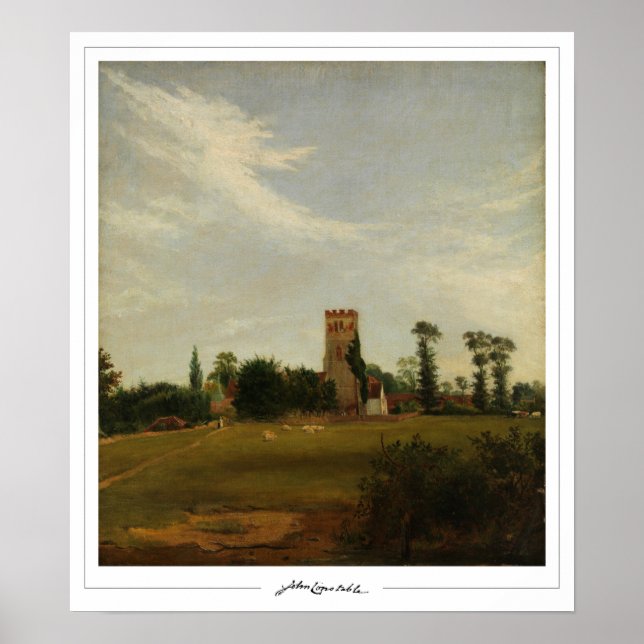 John Constable Zedign Art Poster nr 74-2 (Framsidan)