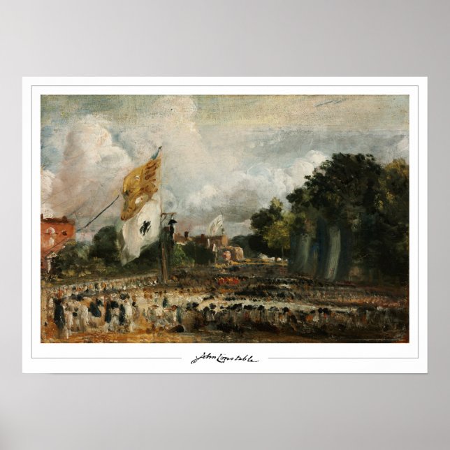John Constable Zedign konstaffisch #32 Poster (Framsidan)