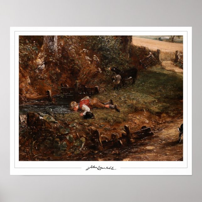 John Constable Zedign konstaffisch #391-2 Poster (Framsidan)
