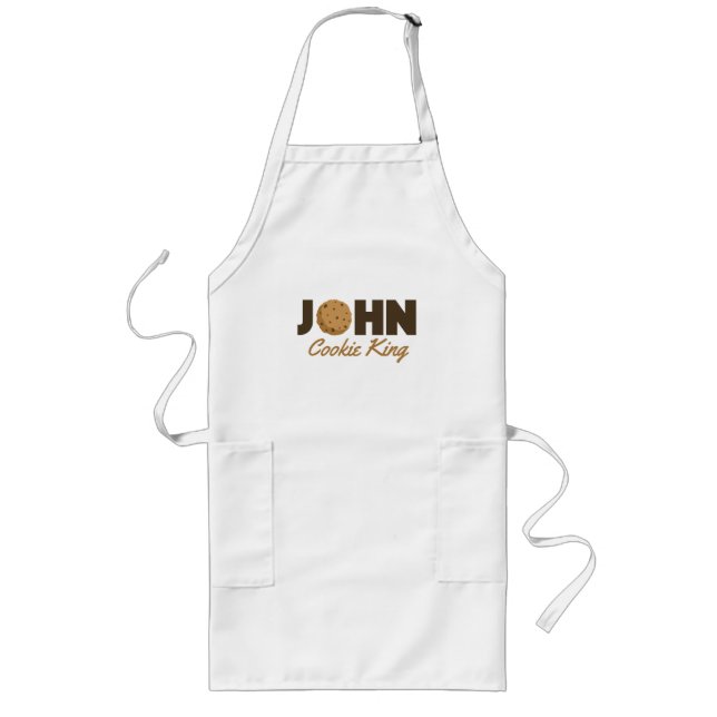 John cookie Kung Long Apron Långt Förkläde (Framsidan)