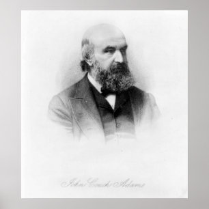 John Couch Adams, graverad av George J. Stodart Poster