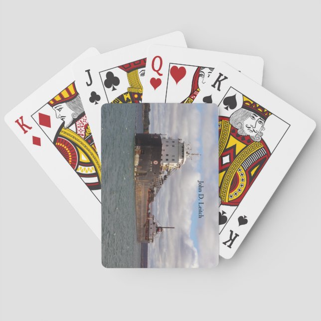 John D. Leitch-spelkort Casinokort (Baksidan)