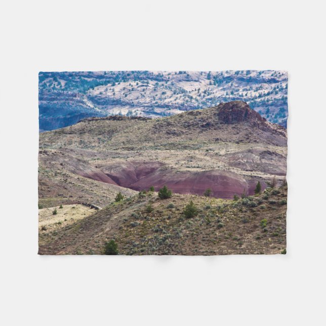 John Day Fossil Beds National Monument, Oregon Fleecefilt (Framsidan (Horisontell))