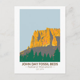 John Day Fossil Beds National Monument Oregon Vykort