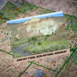 John Day Fossil Beds National Monument Travel Vykort