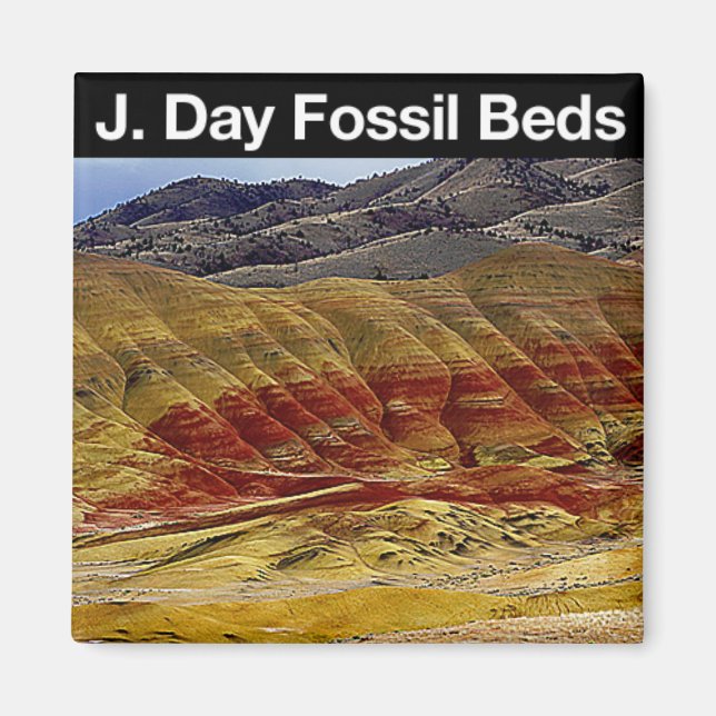 John Day Fossil Beds nationalmonument Magnet (Framsidan)