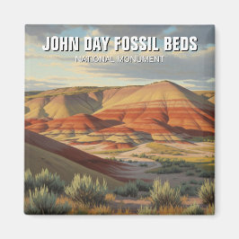 John Day Fossil Beds nationalmonument Oregon Magnet
