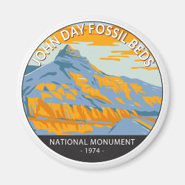 John Day Fossil Beds nationalmonument Oregon Magnet