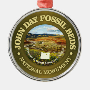 John Day Fossil Beds (NM) Julgransprydnad Metall