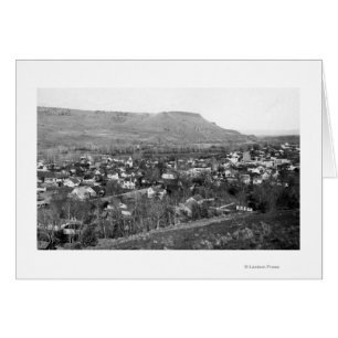 John Day, Oregon Town View Photograph Hälsningskort