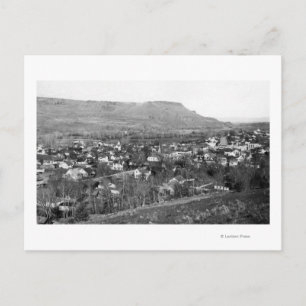 John Day, Oregon Town View Photograph Vykort