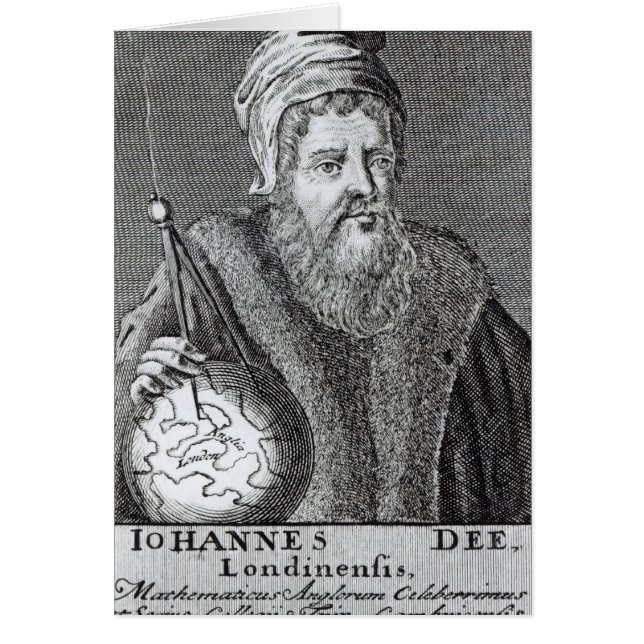John Dee en Londoner Hälsningskort (Framsidan)