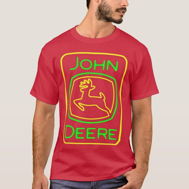 John Deere - design 2 T Shirt (Framsida)