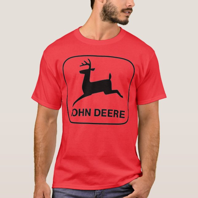 John Deere - skriv ut 3 T Shirt (Framsida)