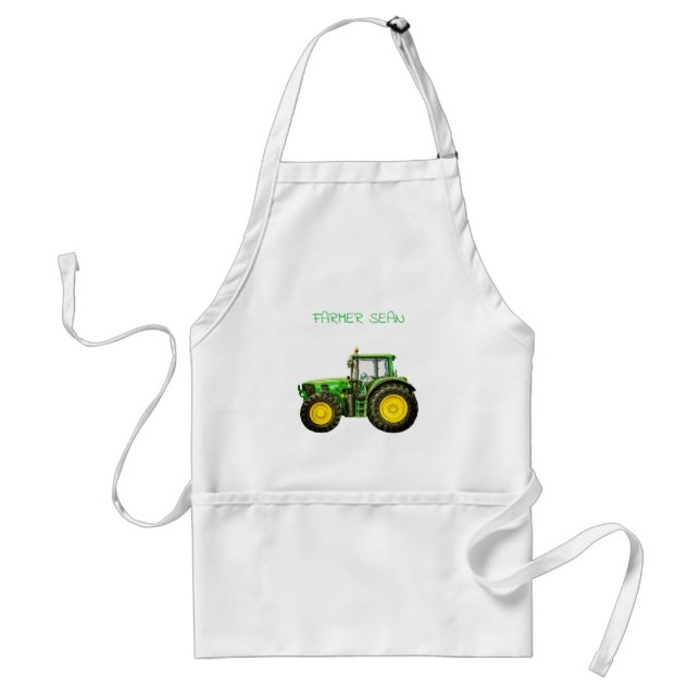 John Deere Traktor för bönder Förkläde (Framsidan)