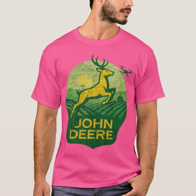 John Deere - vintage T Shirt (Framsida)