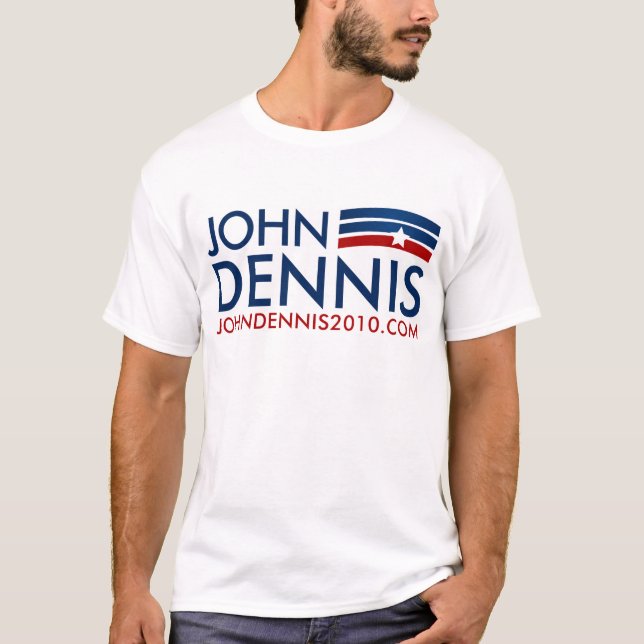 John Dennis dräkt Tee Shirt (Framsida)