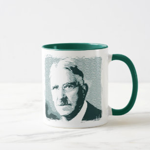 John Dewey i linjer Mugg
