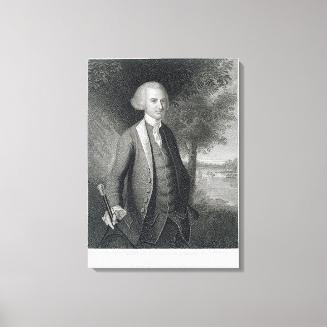 John Dickinson, graverad av John B. Skogen (1814- Canvastryck (Framsida)