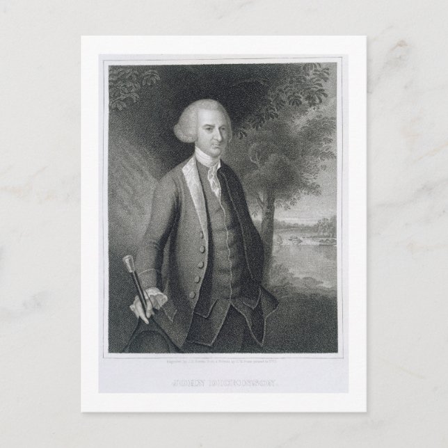 John Dickinson, graverad av John B. Skogen (1814- Vykort (Framsida)