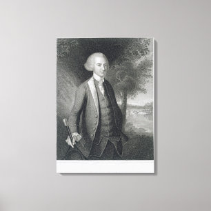 John Dickinson som inristas av John B. Skogen Canvastryck