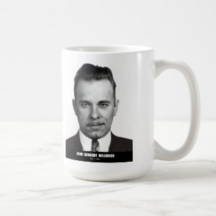JOHN DILLINGER BEVERAGE MUGG