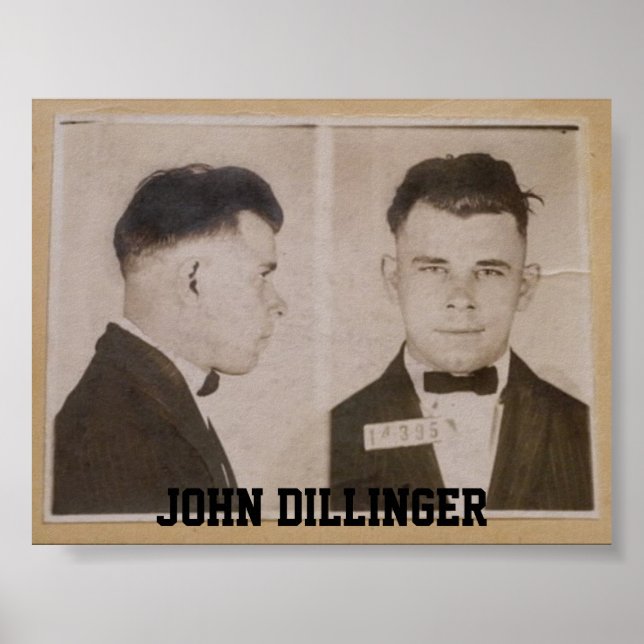 John Dillinger Poster (Framsidan)