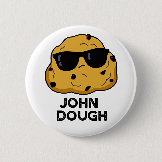 John Dough Funny Baking Pun Knapp (Framsida)