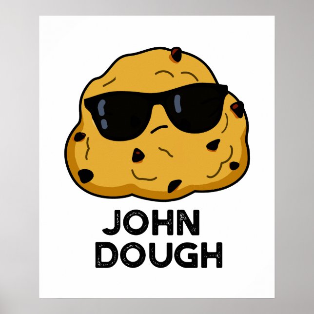 John Dough Funny Baking Pun Poster (Framsidan)