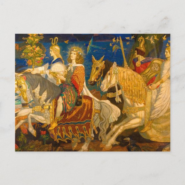 John Duncan - Riders of Sidhe Vykort (Framsida)