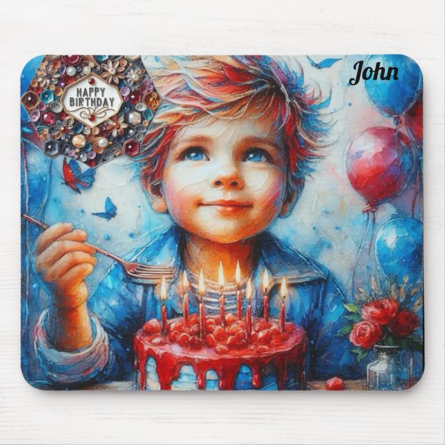 JOHN ~ Eating Cake ~ Birthday Greetings ~ Musmatta (Framsidan)